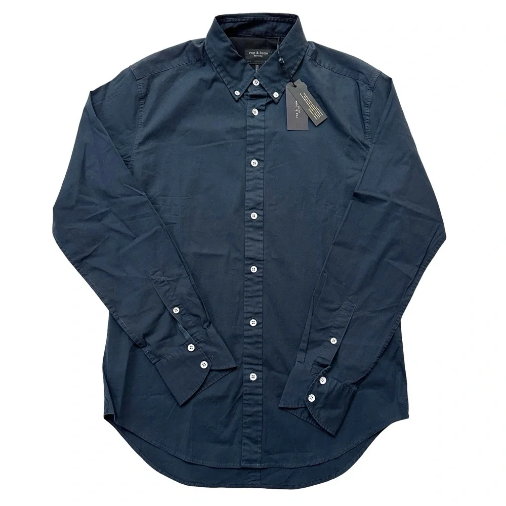 Rag & Bone Fit 2 Tomlin Poplin Shirt Slim Fit Size S NWT $195 - Picture 5 of 14